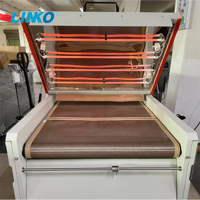 Linko H Pet Film Drying Cm A Hot Melt Powder Shaking Machine