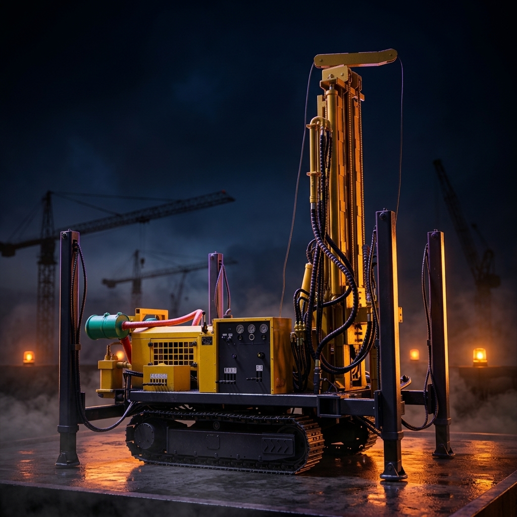 200m Water Well Borehole Drilling Rig