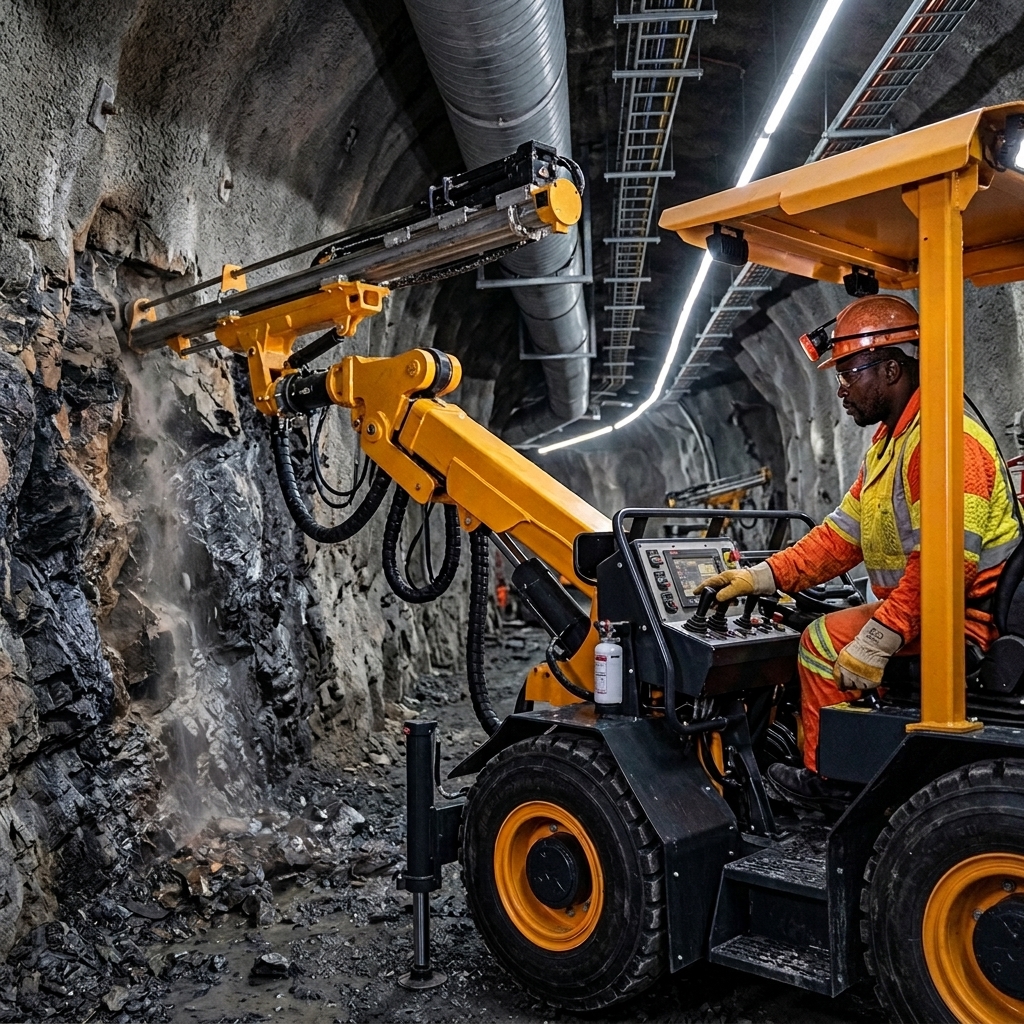 KJ211 Full Hydraulic Underground Tunnel Drill Rig