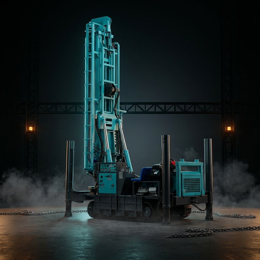 Air and Water Crawler Drilling Rig JST-200AW