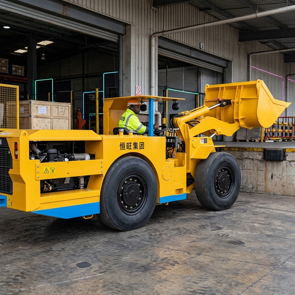 Articulated Underground Mining LHD Loader for Tunneling Projects