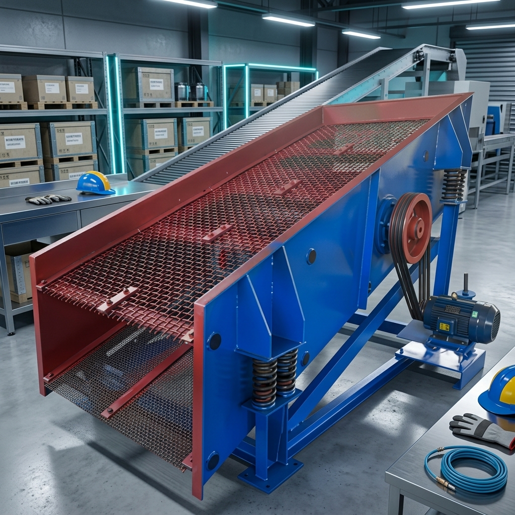 Gold Mining Sand Separating Machine Single Deck Vibrating