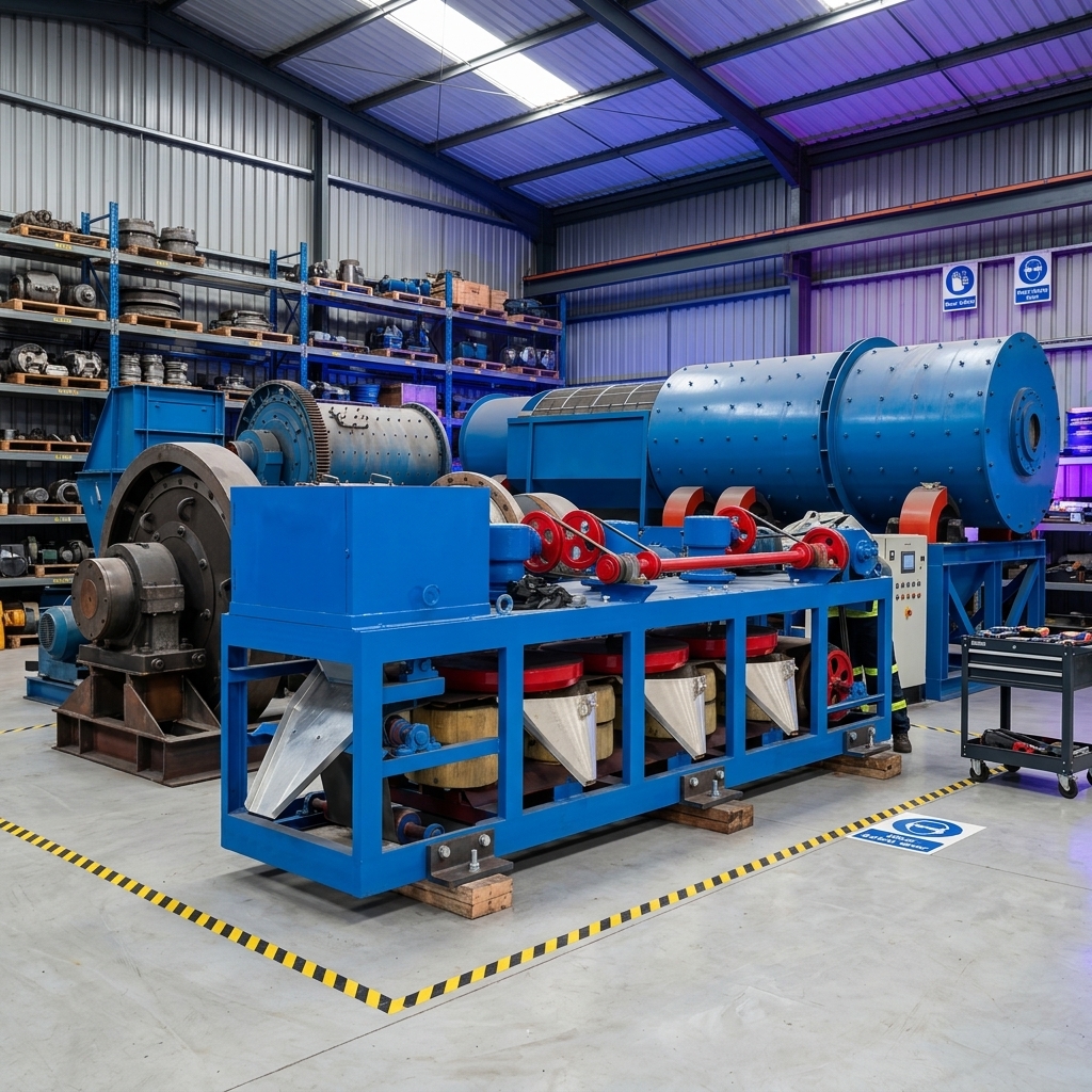 Dry Gold Separator 3-Disc Magnetic Separator with Motor