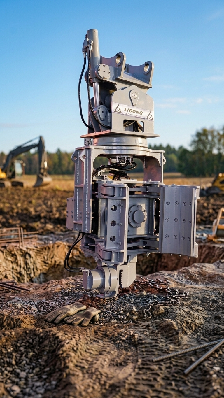 Automatic Steel Sheet Pile Driver