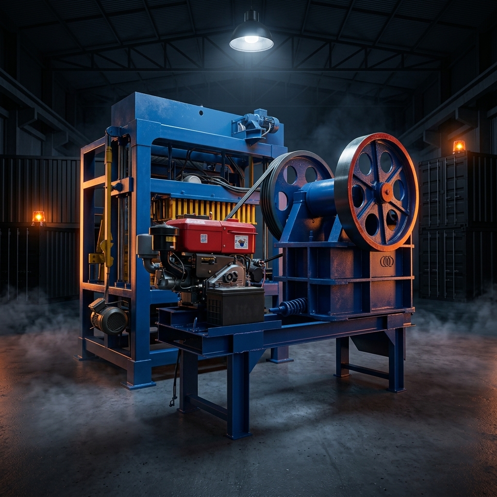 High Durability Quartzite Jaw Stone Crusher
