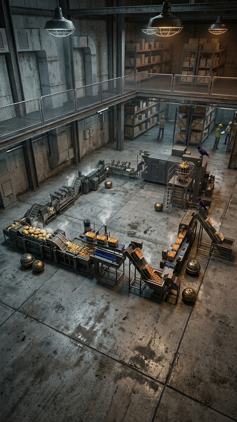 Fully Automatic Frozen French Fries Production Line