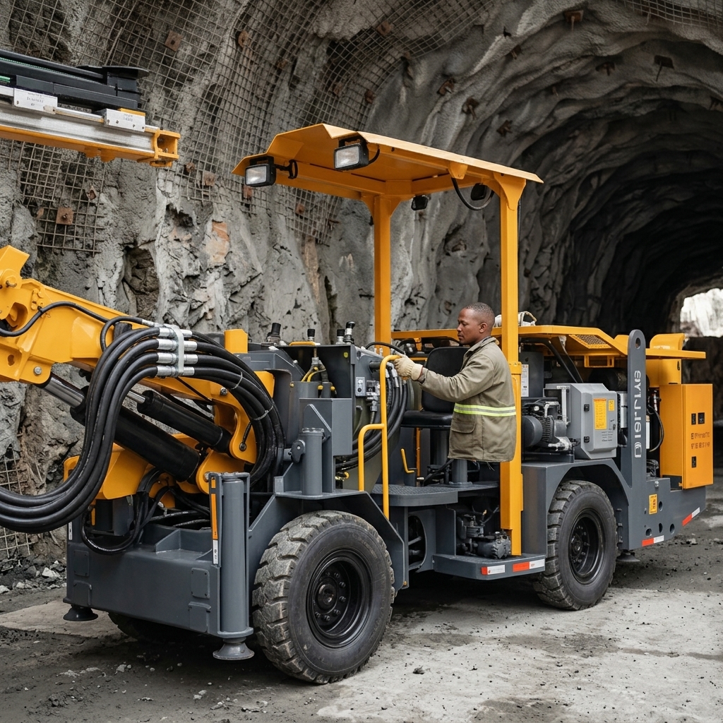 KJ211 Full Hydraulic Underground Jumbo Drill Rig