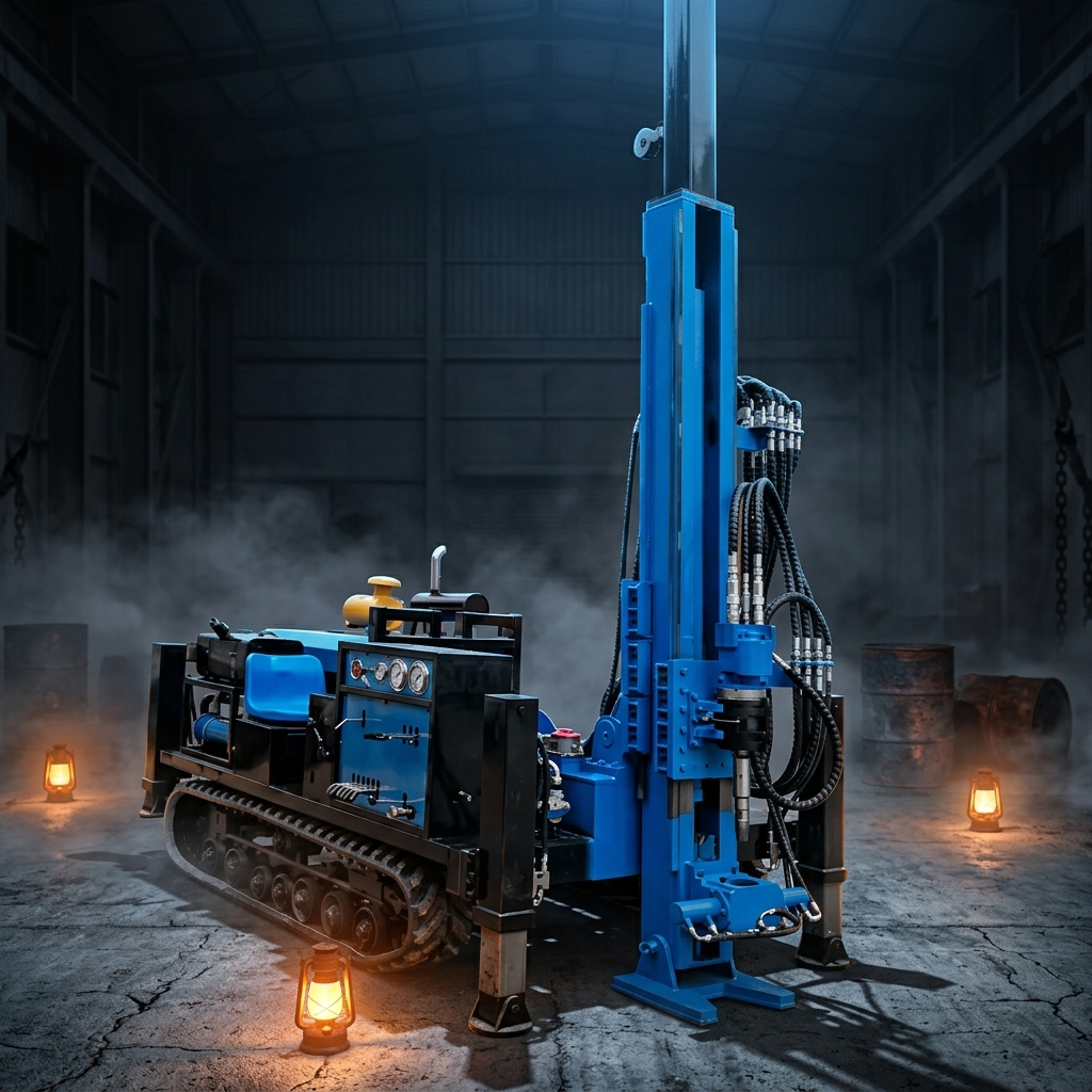 Crawler-Mounted Hydraulic Artesian Well Drill Rig