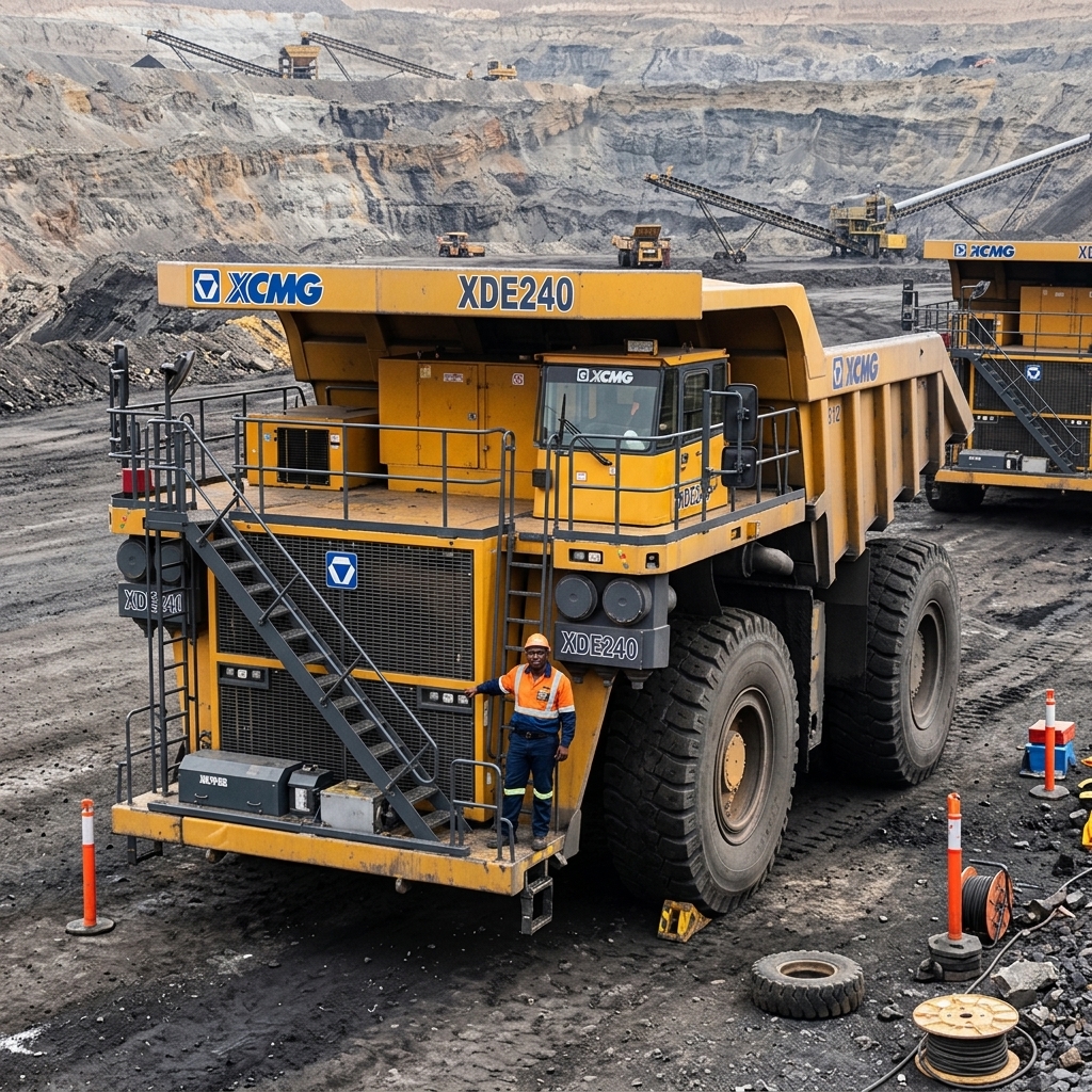 XCMG XDE240 Electric Drive Mining Dump Truck