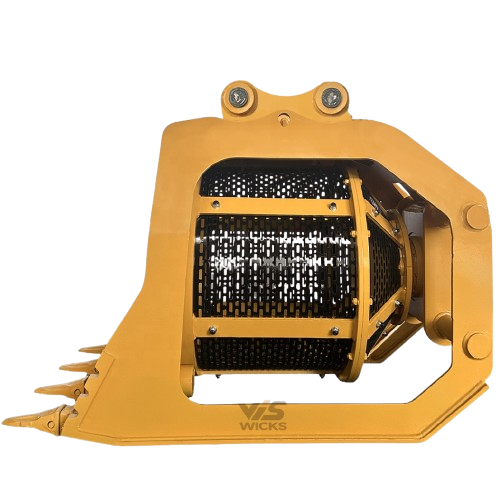 Weikeshi 360 Rotating Trommel Screen Bucket for 5-10 Ton Excavators view 3
