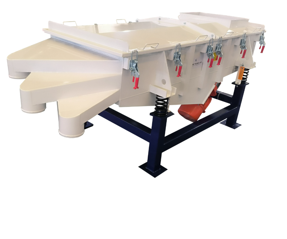 Electric Linear Vibrating Screen Machine for Tobacco Waste Processing view 3