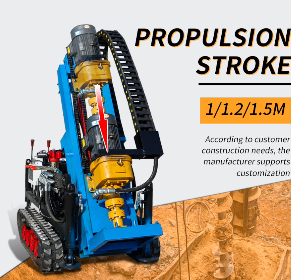 Eco-Friendly Low Noise Electric DTH Drilling Rig for Hard Rock view 3