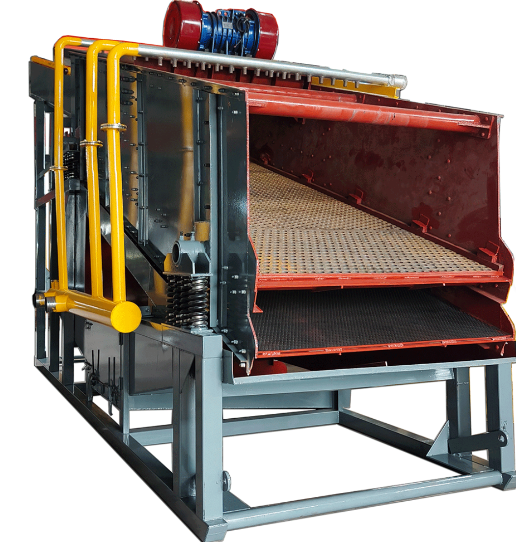 Steel High Frequency 2 Deck Vibrating Screen Machine view 4