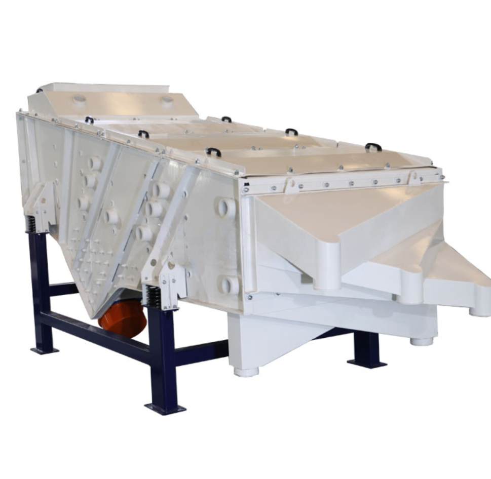Electric Linear Vibrating Screen Machine for Tobacco Waste Processing view 2