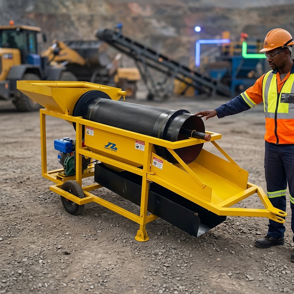 Portable Gold Trommel Wash Plant