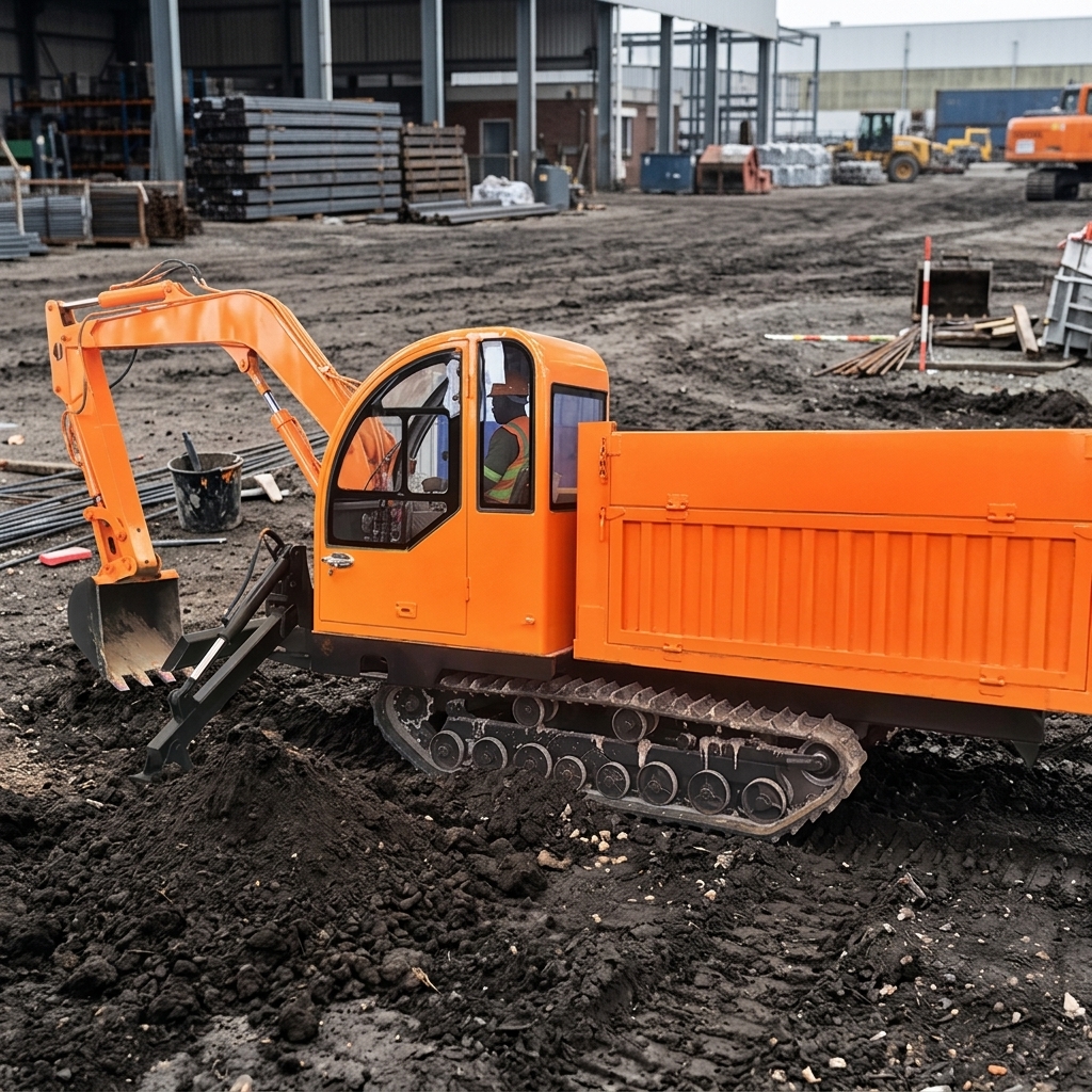 Underground Mining Crawler Dumper Dump Truck