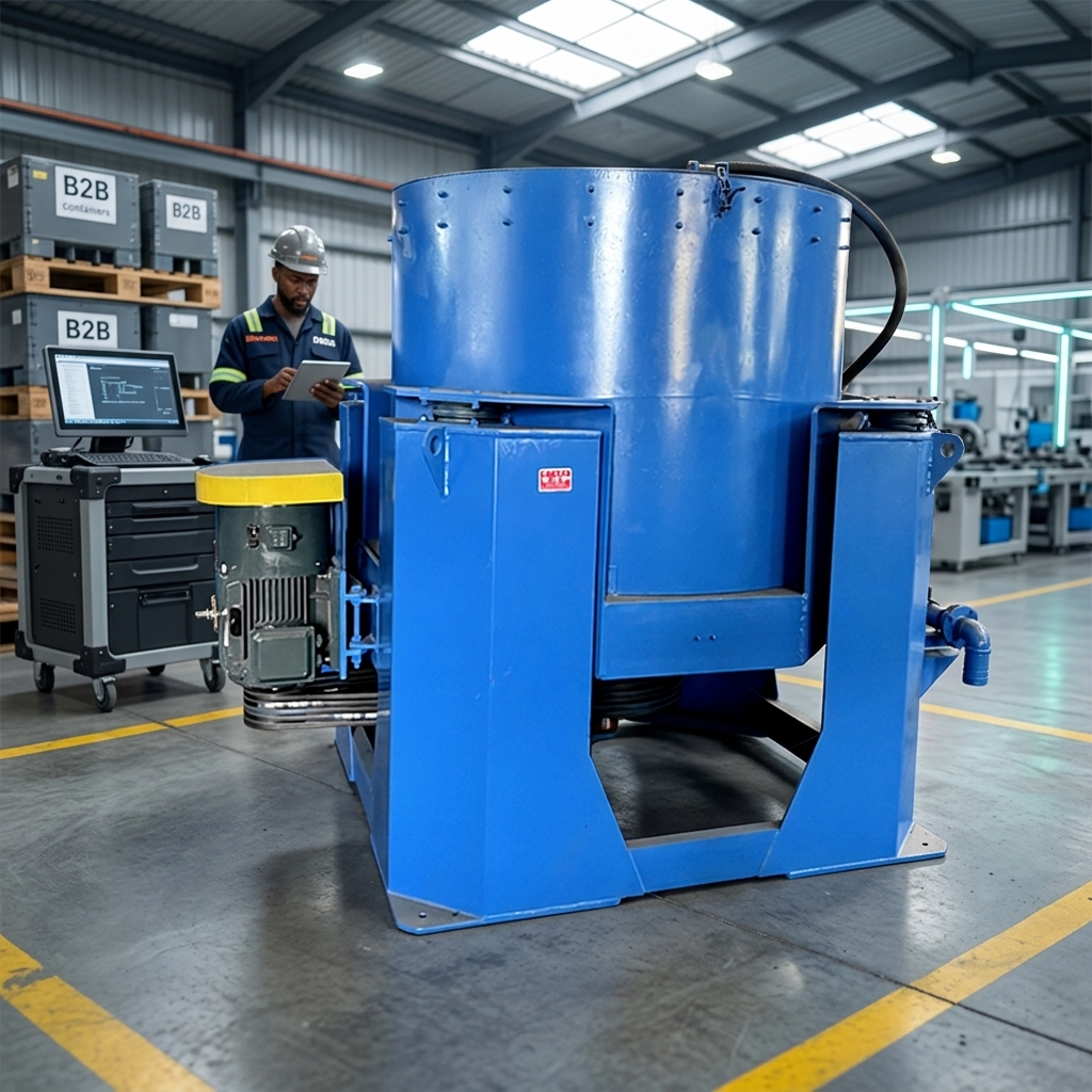 Automatic Discharge Gravity Gold Centrifugal Concentrator