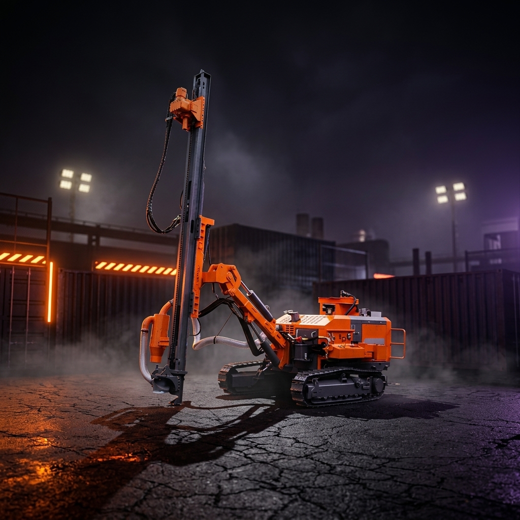 Separated DTH Surface Drill Rig