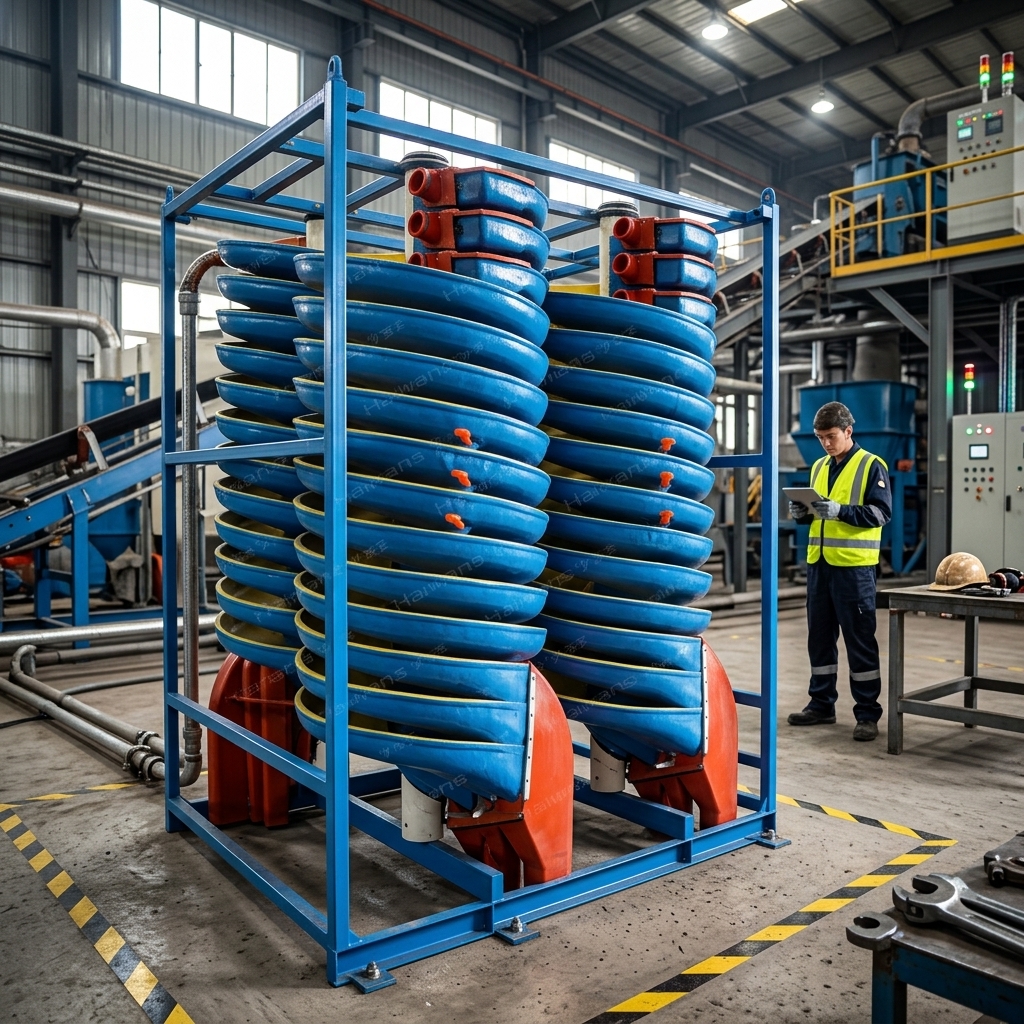 Spiral Screw Separator for Mineral Separation and Gold Panning