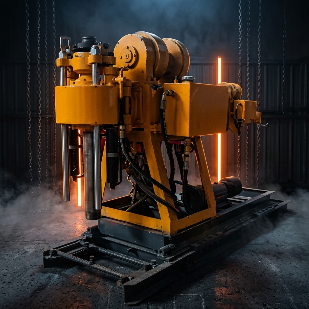 Pneumatic Water Well Drilling Rig 150m Borehole Drilling Machine