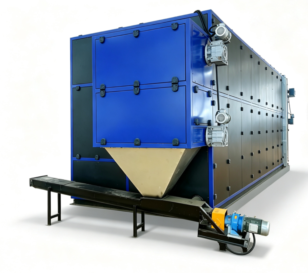 Environmental Heat Pump Sludge Dryer Low Temperature Dewatering Machine view 9