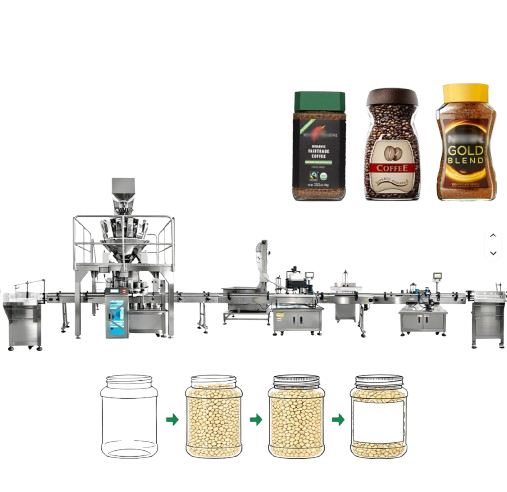 Automatic Coffee Packaging Line for Freeze-Dried Coffee Beans view 4