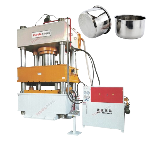 Stainless Steel Kitchenware Deep Drawing Hydraulic Press view 3