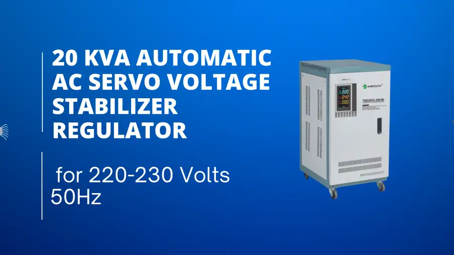 20 Kva Automatic AC Servo Voltage Stabilizer Regulator for 220-230 Volts 50Hz: The Ultimate Solution for Reliable Power in African Industry