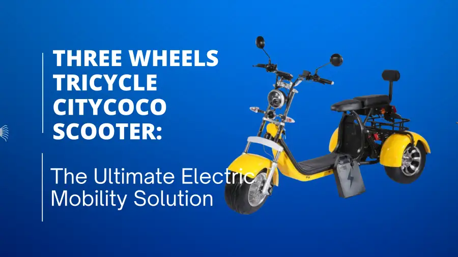 Three Wheels Tricycle Citycoco Scooter: The Ultimate Electric Mobility Solution