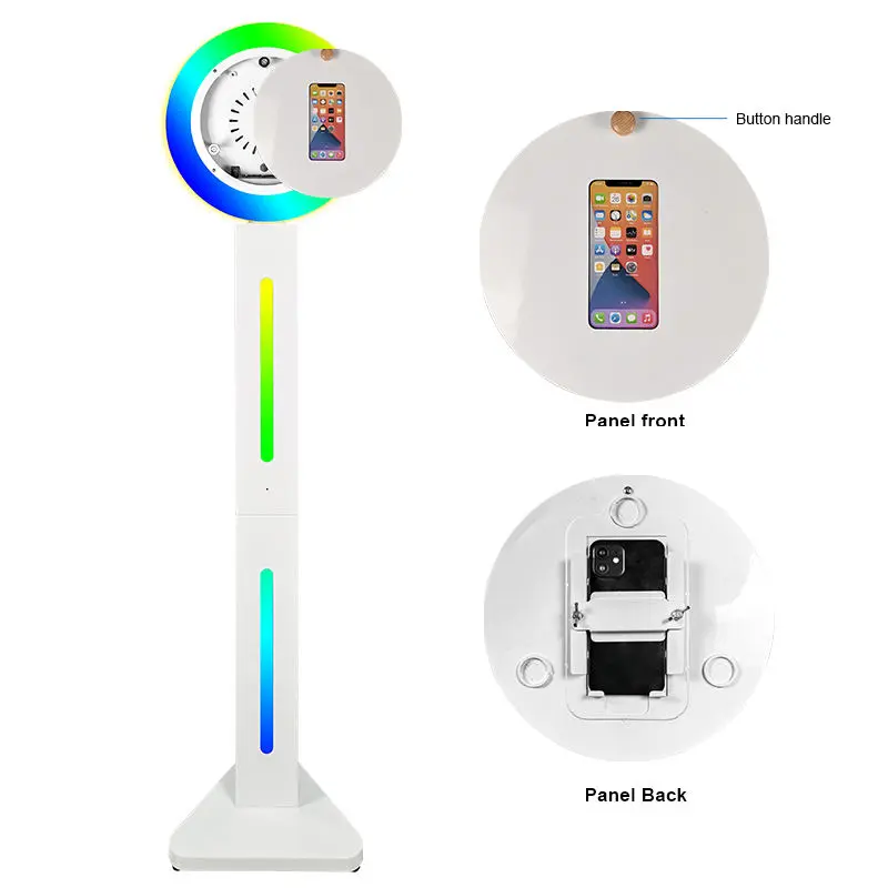 Selfie Booth Wedding Party Supplies Photo Booth Shell Ring Light Photo Booth Machine For iPhone