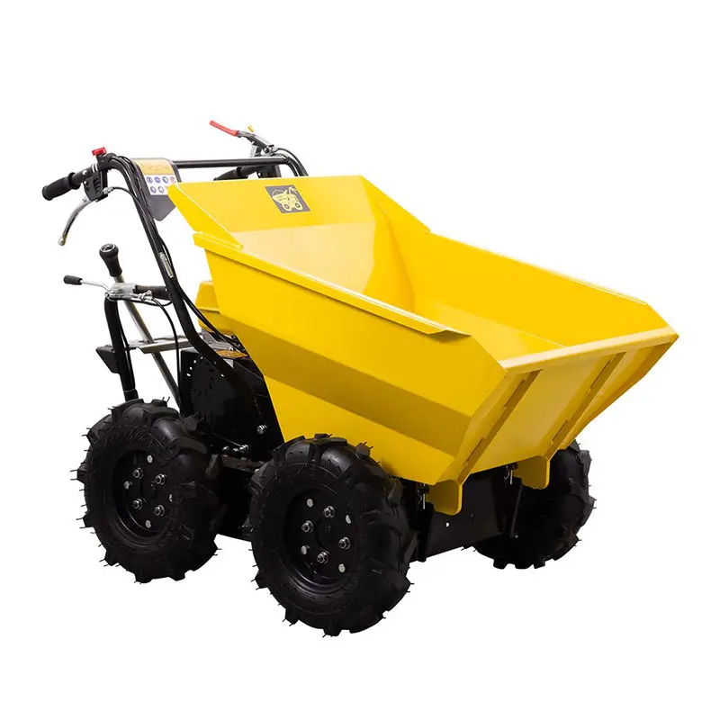 300kg With 100L Gasoline Wheel Barrow Cement Heavy Duty Wheelbarrow For Construction