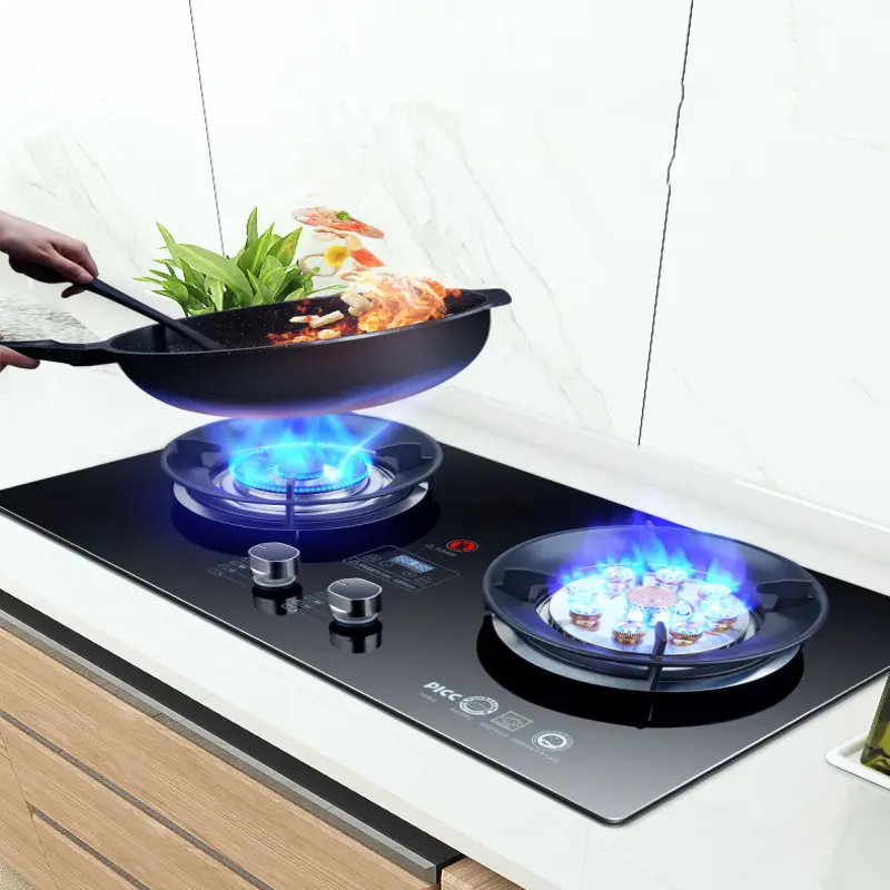 Household Nine-burner Double Stove Built-in Natural Gas kitchen stove Liquefied Petroleum lpg Gas Stove Fierce
