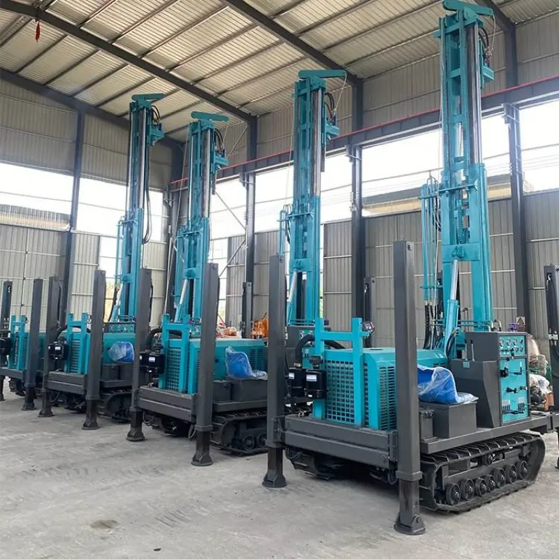 SONGMAO 300m Drill Rig For Water Well Hydraulic Borehole Drilling Machine Crawler Mobile