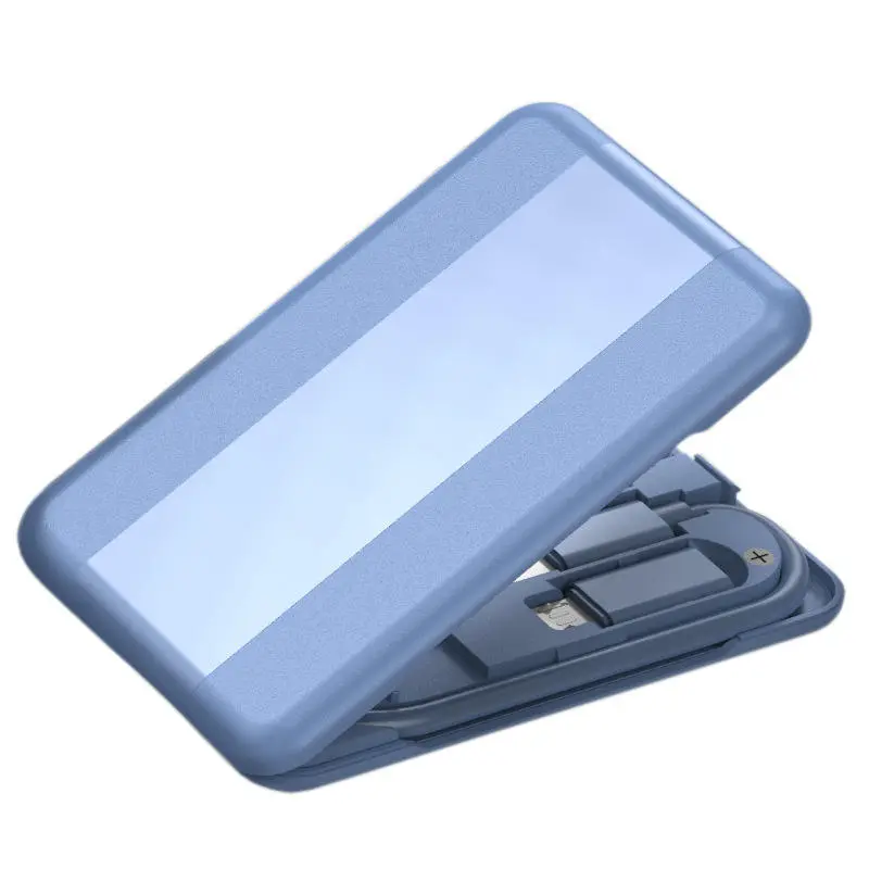 5 In 1 60w Fast Charging Data Cable Storage Box Mobile Phone Holder Storage Box With Retrieve Card Pin Data Cable