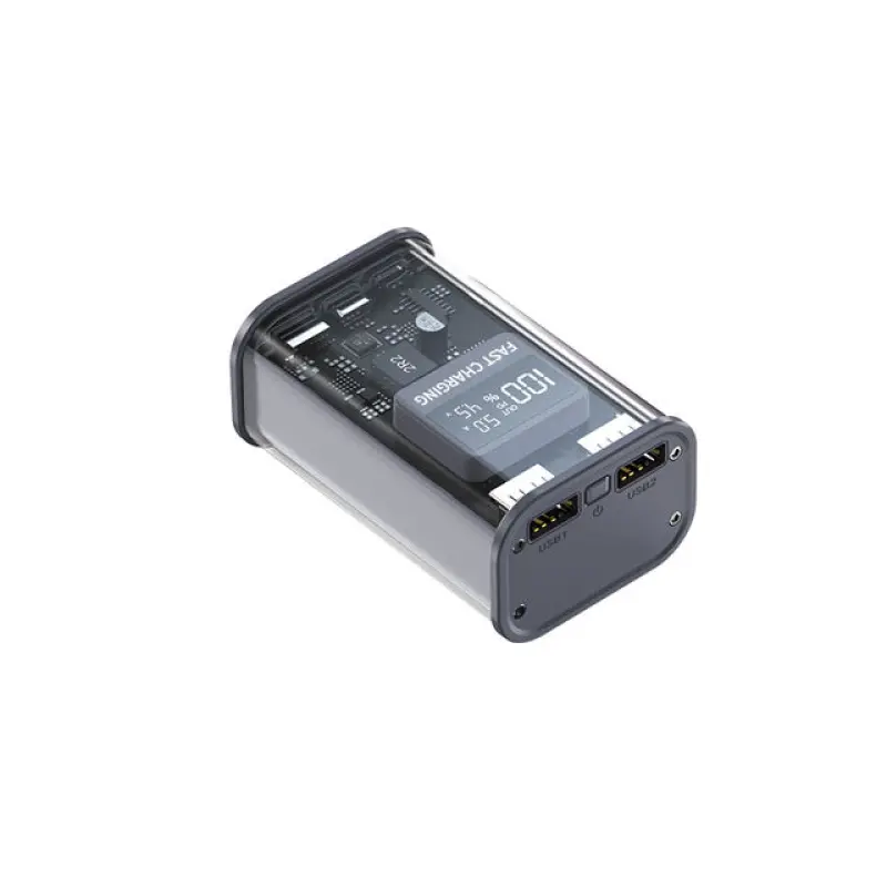 Led smart display mini 20000mah portable power station travel adapter