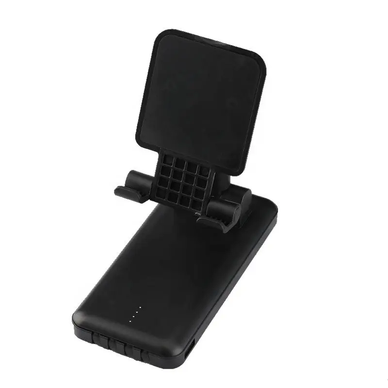 Z89 Desktop Phone Holder Fast Phone Charger TYPE-C 10000mAh Live Phone Stand 4 Cables Power Bank