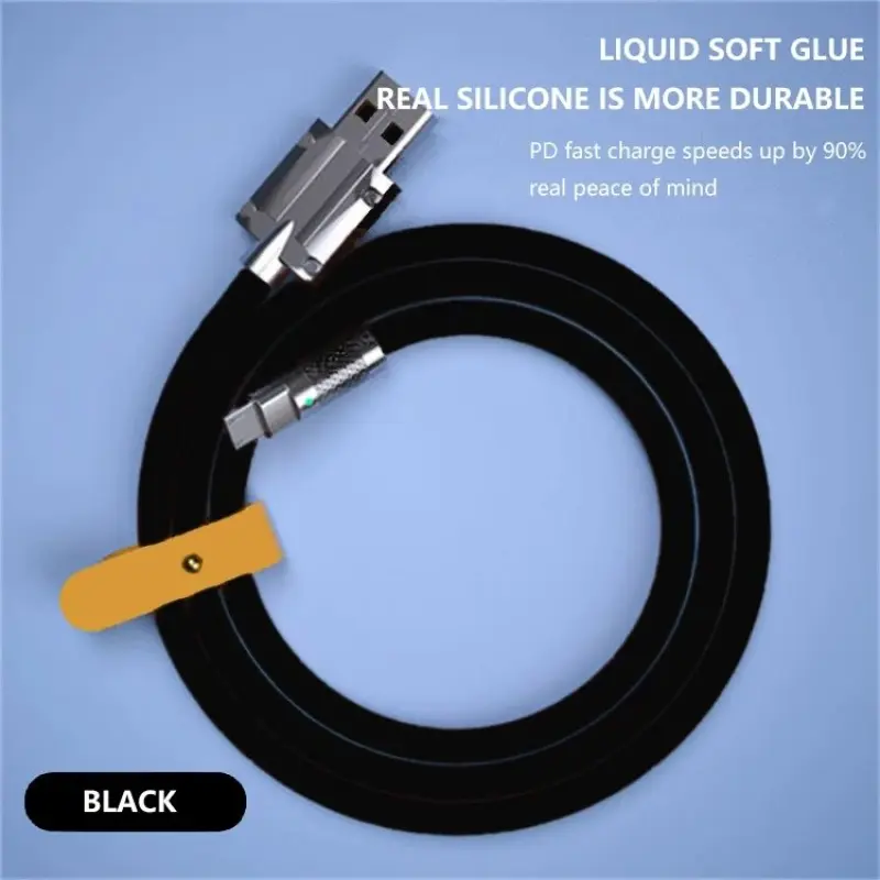 6A 120W USB C Fast charging cord cable type c data cable line for iphone pro max 13 12 huawei xiaomi