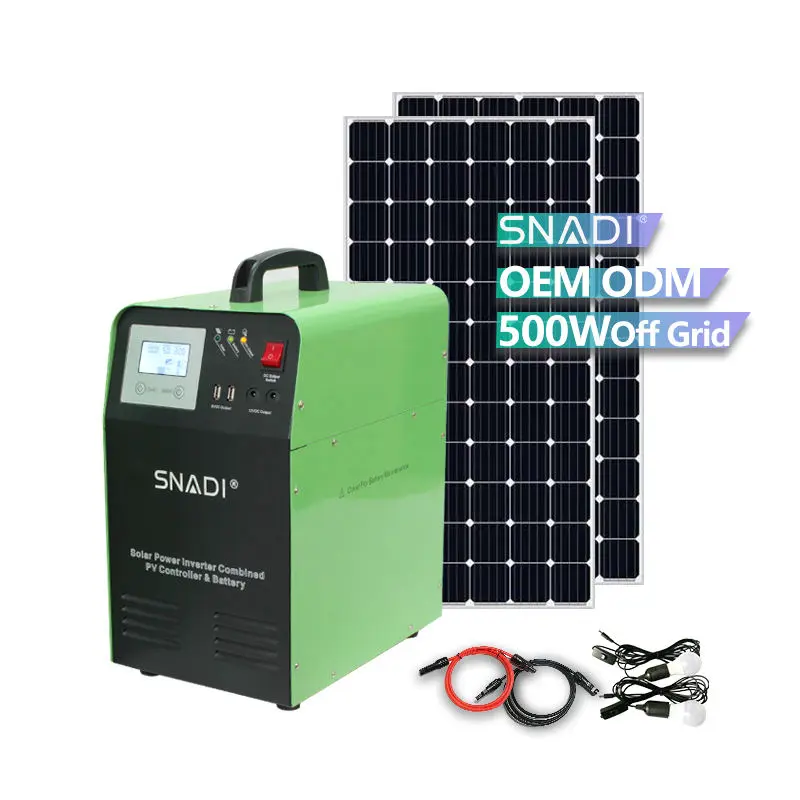 500W Integrated Portable All In One Solar Energy System