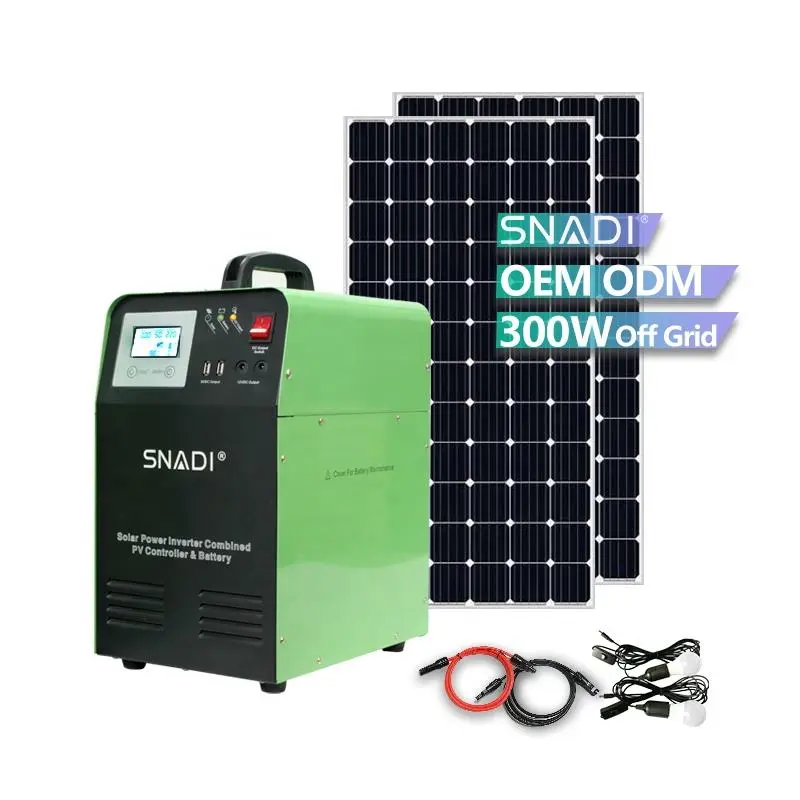 500W Integrated Portable All In One Solar Energy System