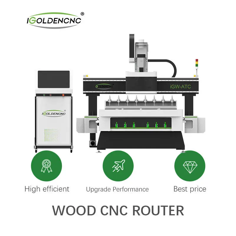 1325 atc cnc router  3d wood carving cutting machine woodworking machinery with linear or carousel tool changer