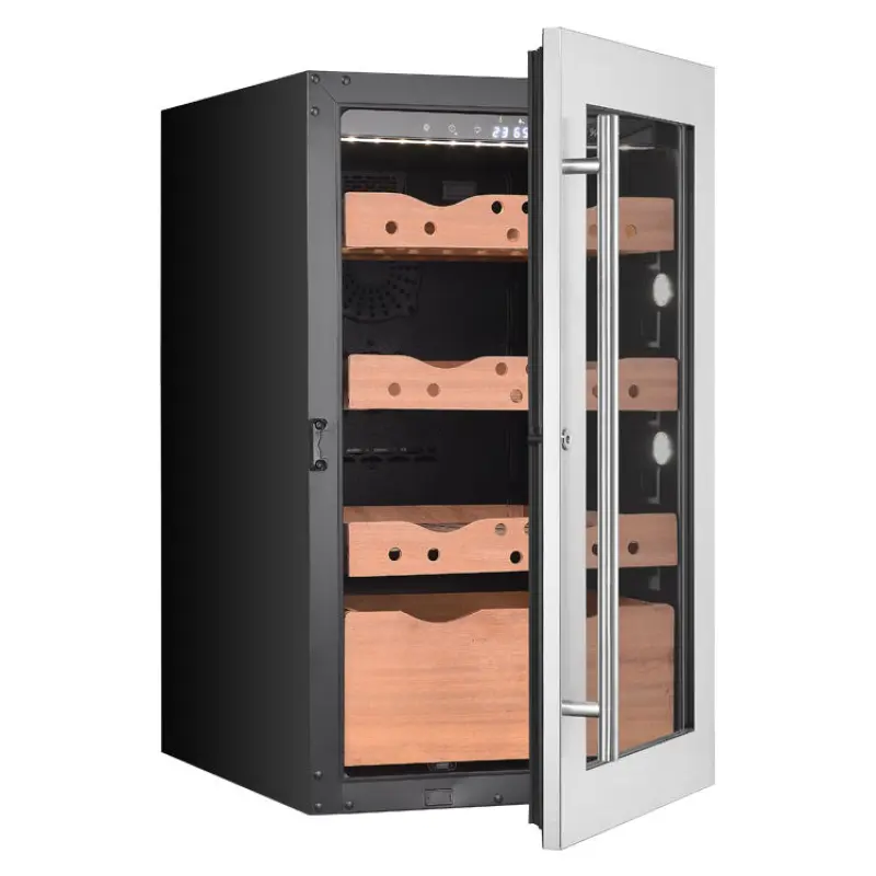 Compressor Electric Moisturizing Cigar Cabinet Modern Design Cigar Storage Refrigerator High-end Cigar Humidor