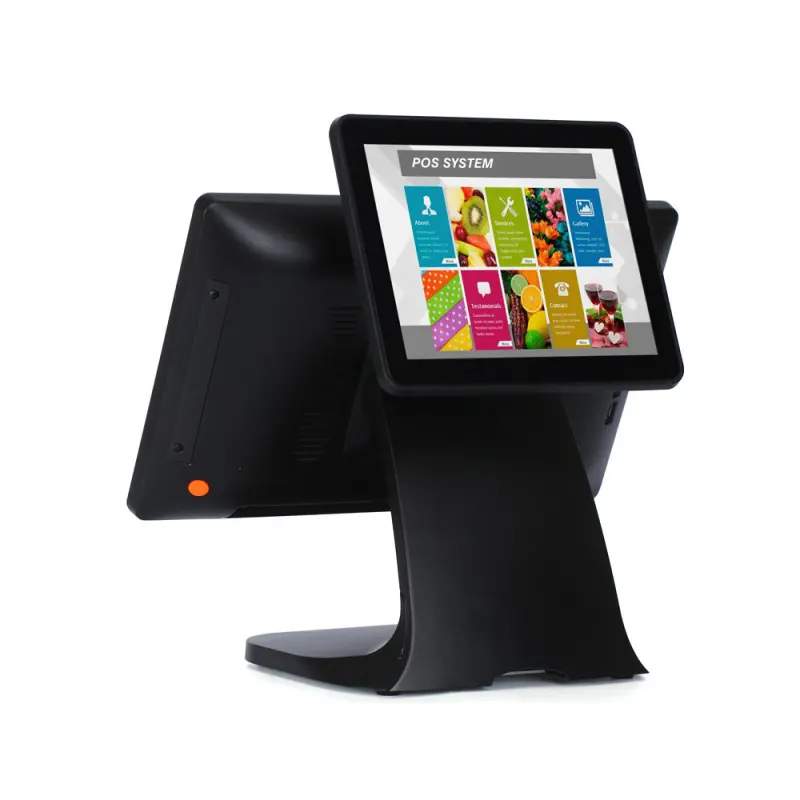 Aluminum Restaurant Touch Screen Pos System For Retail