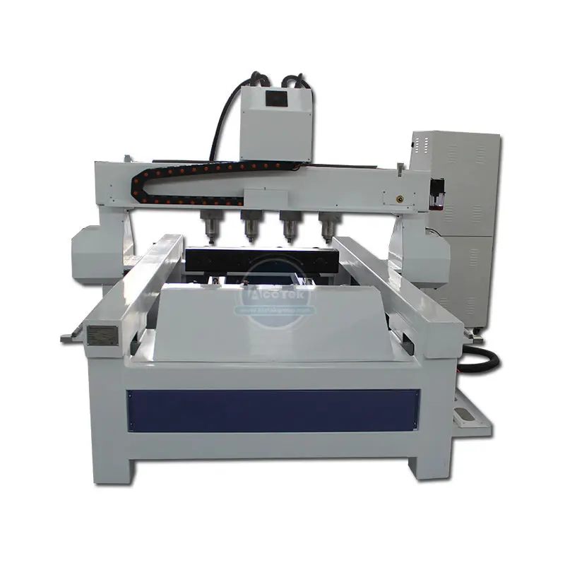 Standard 4 Axis CNC Router 1325 4 Heads CNC Router Cheap 3d CNC Wood Carving