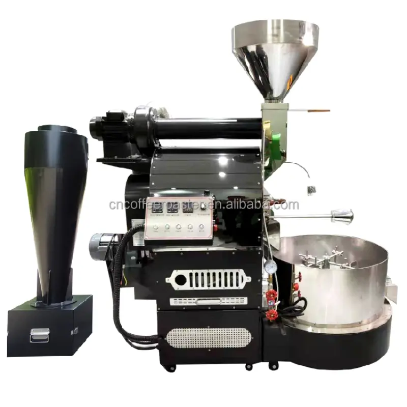 Stainless Steel Coffee Roaster - 15-16kg Capacity - Electric Gas