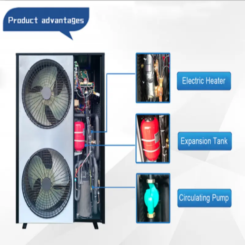 10KW 15KW 20KW 30KW DC Inverter Heatpump Air to Water Warmepumpe monoblock Inverter Air Source Heat PumpPopular