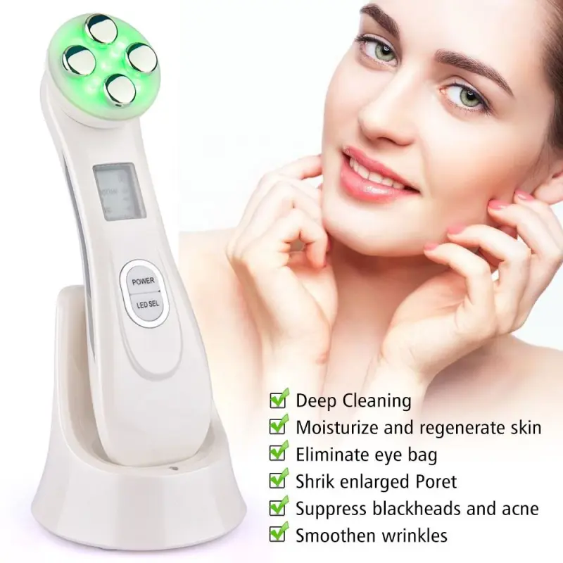 Mini Portable Wrinkle Remover RF Face Lifting Massager EMS Beauty Device