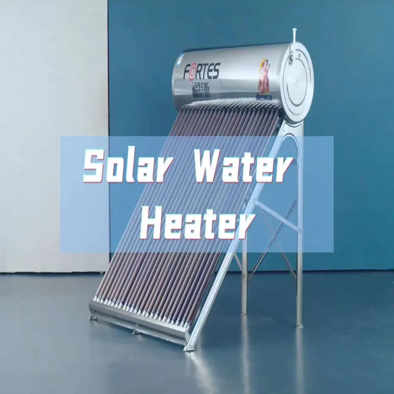 100L 200L Non-pressurized solar water heater system for home or commercial