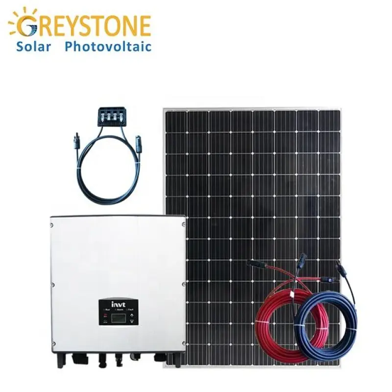 30KW Industrial Solar System Off-grid Solar Energy System