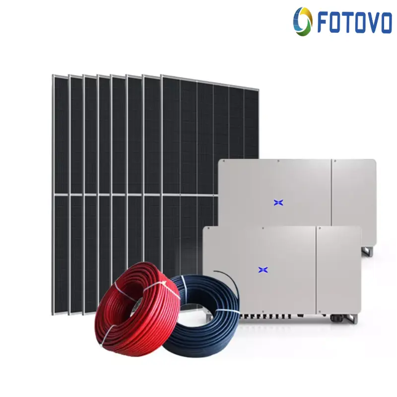 30KW Industrial Solar System Off-grid Solar Energy System