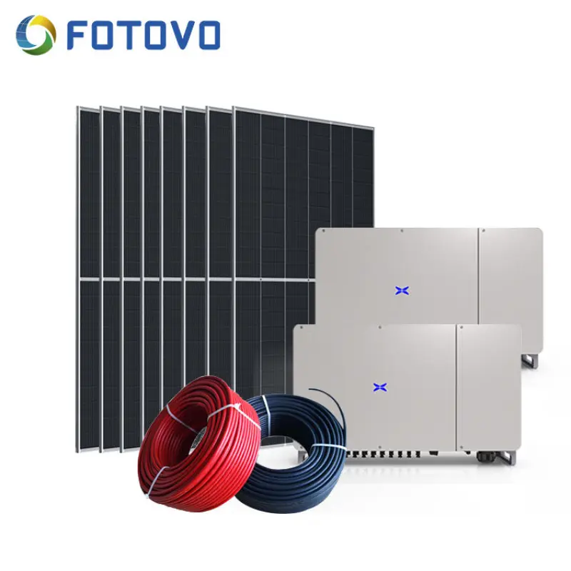 30KW Industrial Solar System Off-grid Solar Energy System